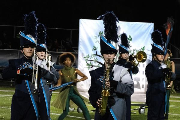 Chesapeake High School Marching Band Performing